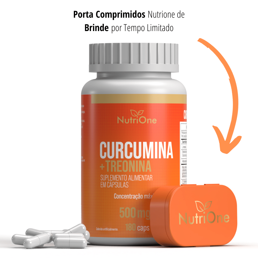 Curcumina 95% (Cúrcuma Longa) 180 Cápsulas - NutriOne E - commerce