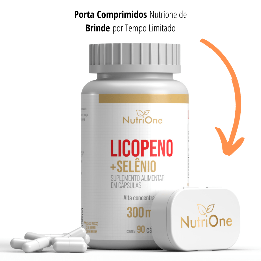 Licopeno 8mg + Selênio 90 Cápsulas - NutriOne E - commerce