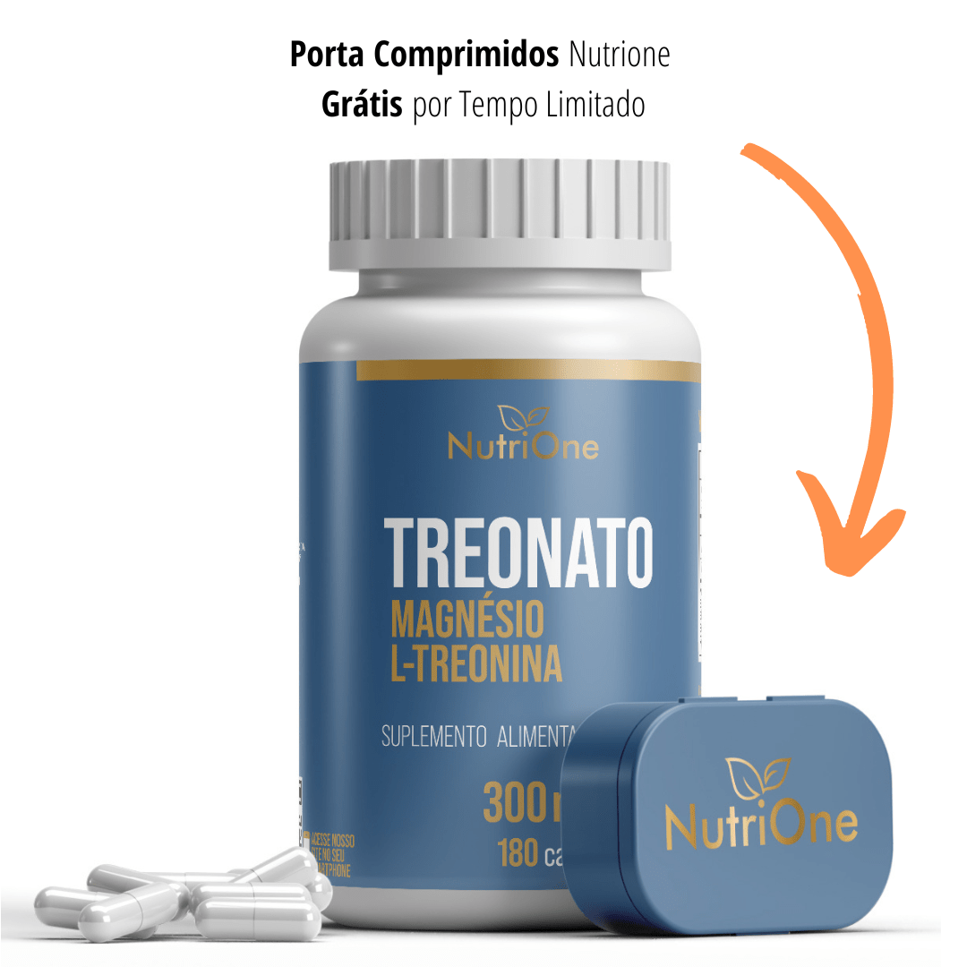 Magnésio L Treonato L - Treonina 180 Cápsulas - NutriOne E - commerce