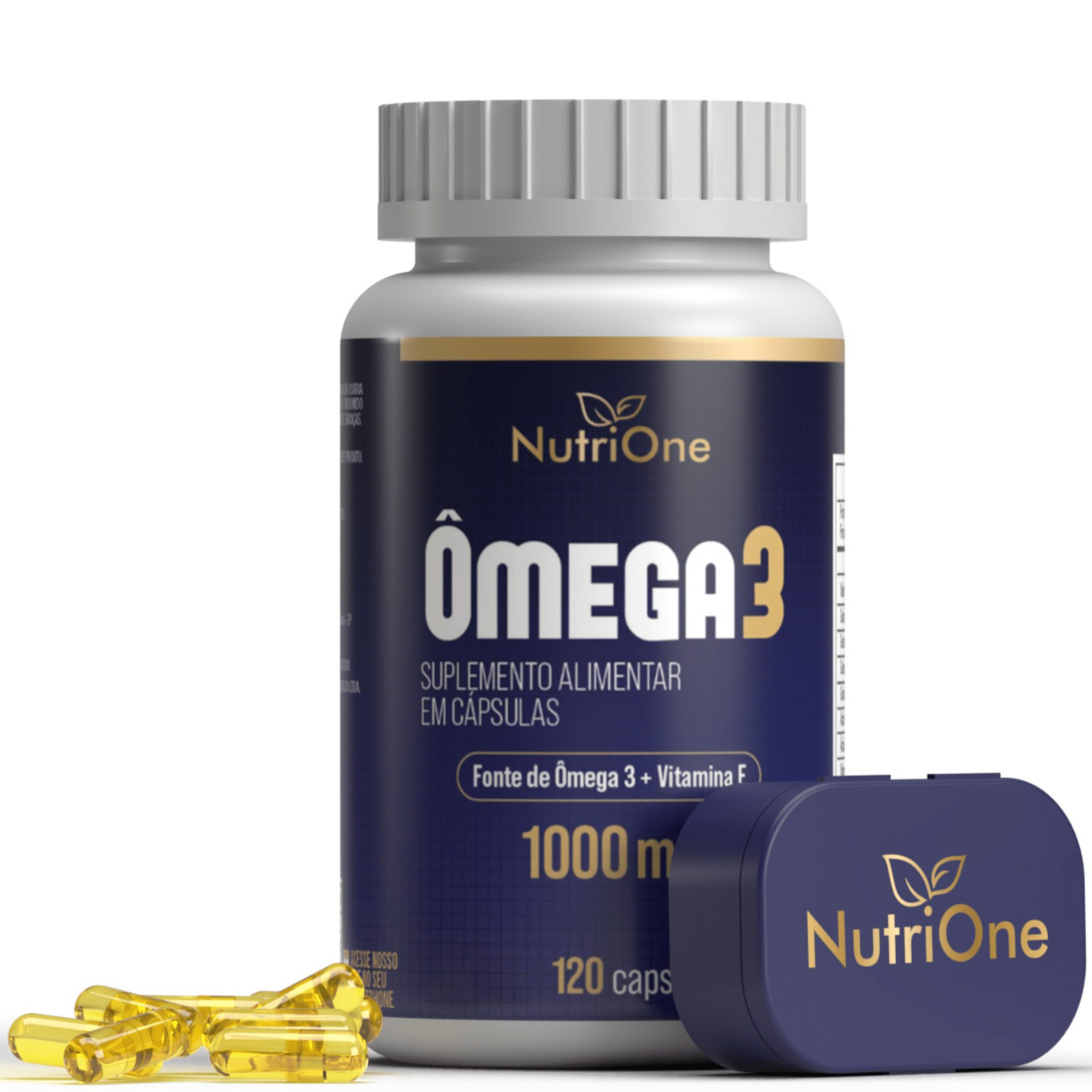 Omega 3 120 Cápsulas Certificado Internacional MEG3 - NutriOne E - commerce