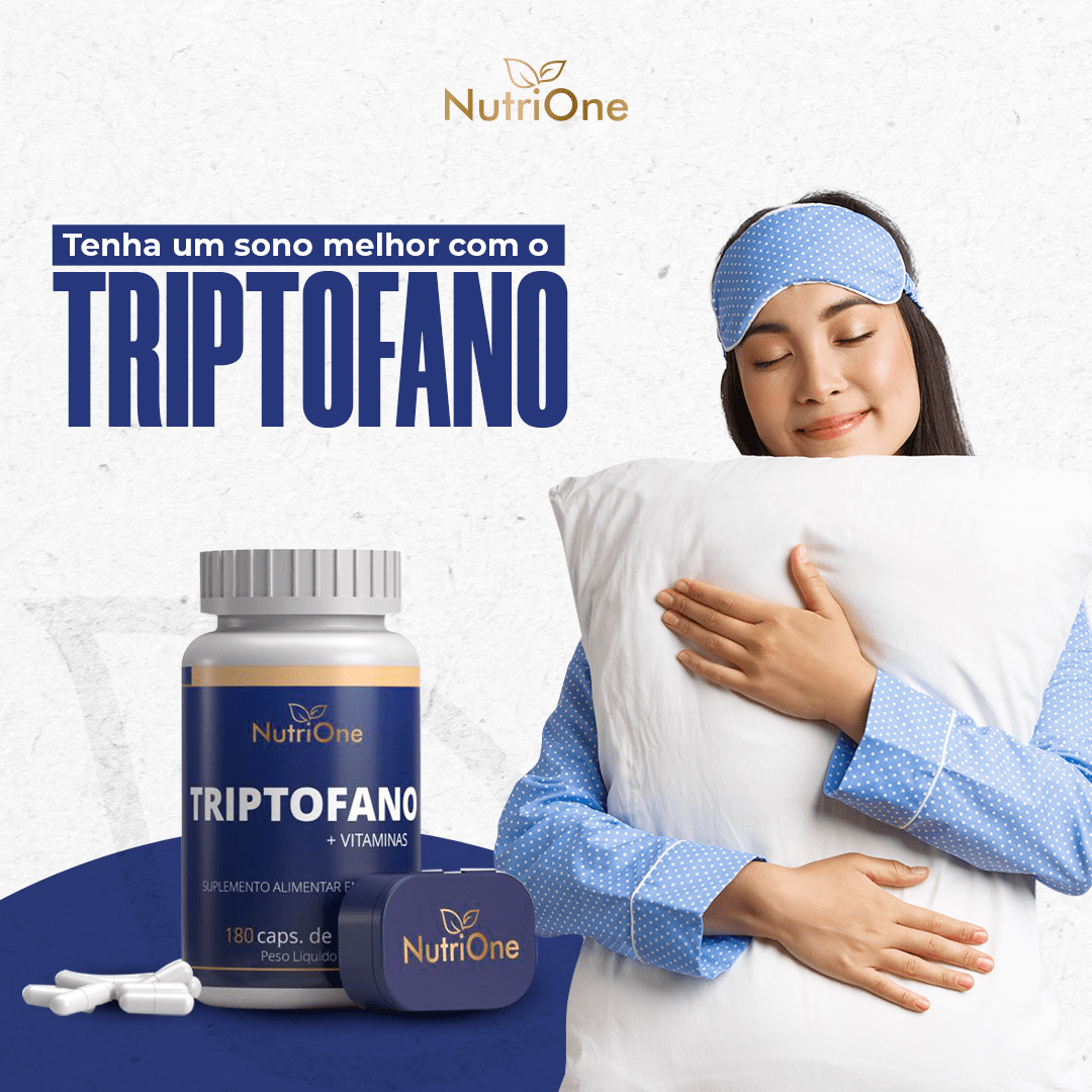 Triptofano + Vit. e Minerais 180 Cápsulas 500mg - NutriOne E - commerce
