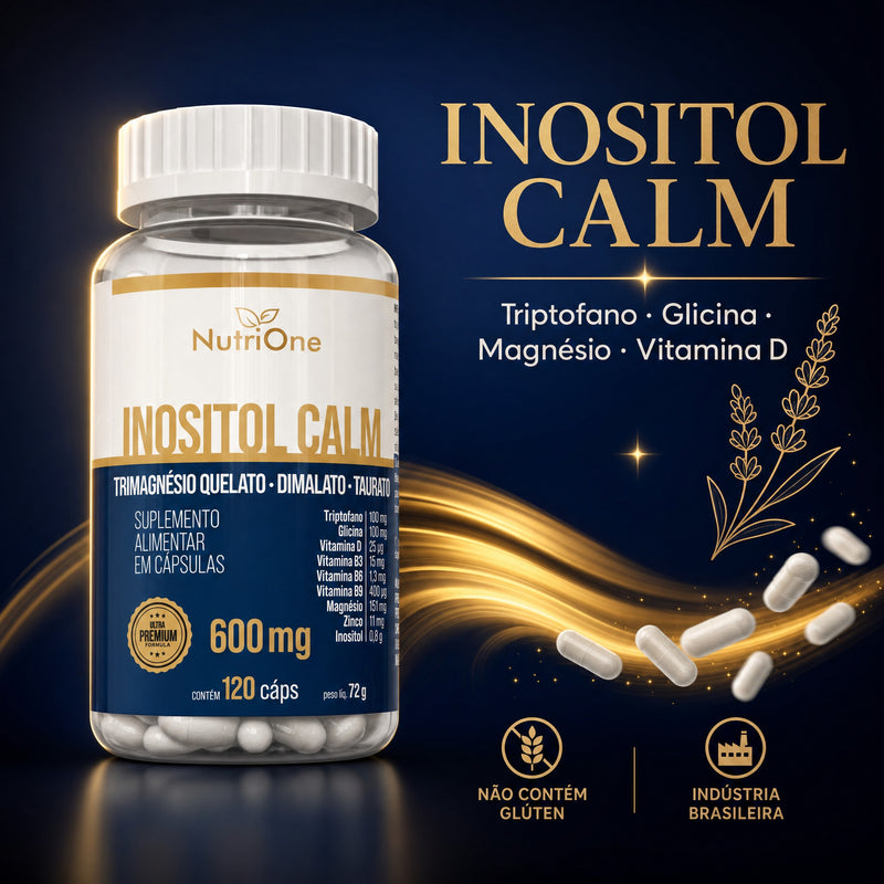 Inositol Calm + TriMagnésio 120 Cápsulas