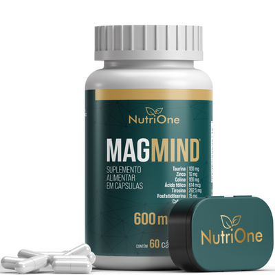 Magmind Formula Memoria Concentracao Foco 600mg - Nutrione