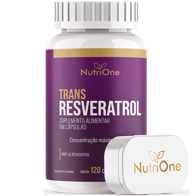Trans-Resveratrol Concentrado 500mg 120 Cápsulas - Nutrione