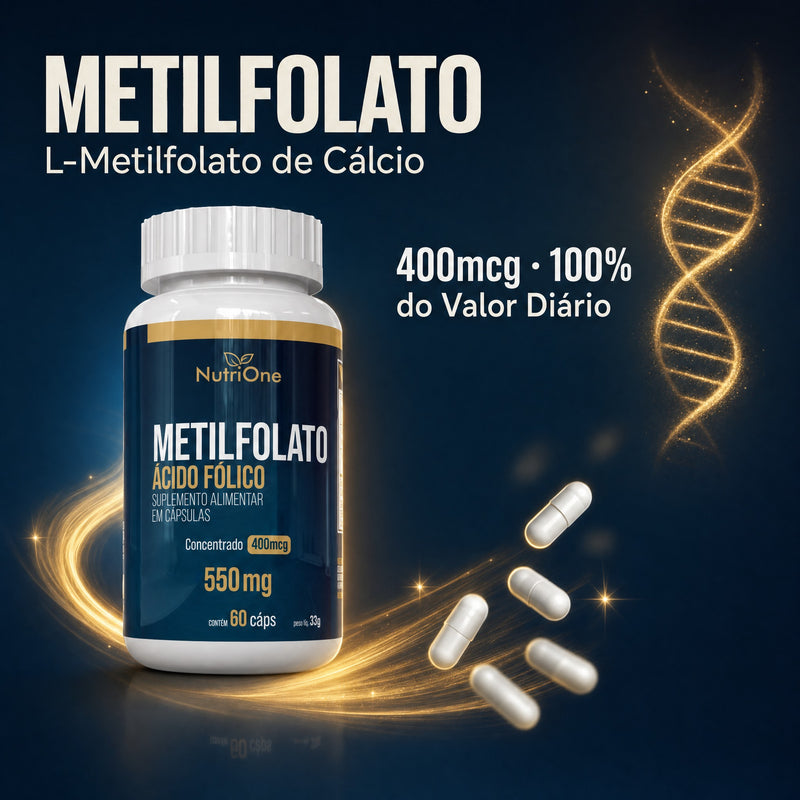 L-Metilfolato de Cálcio 60 Cápsulas