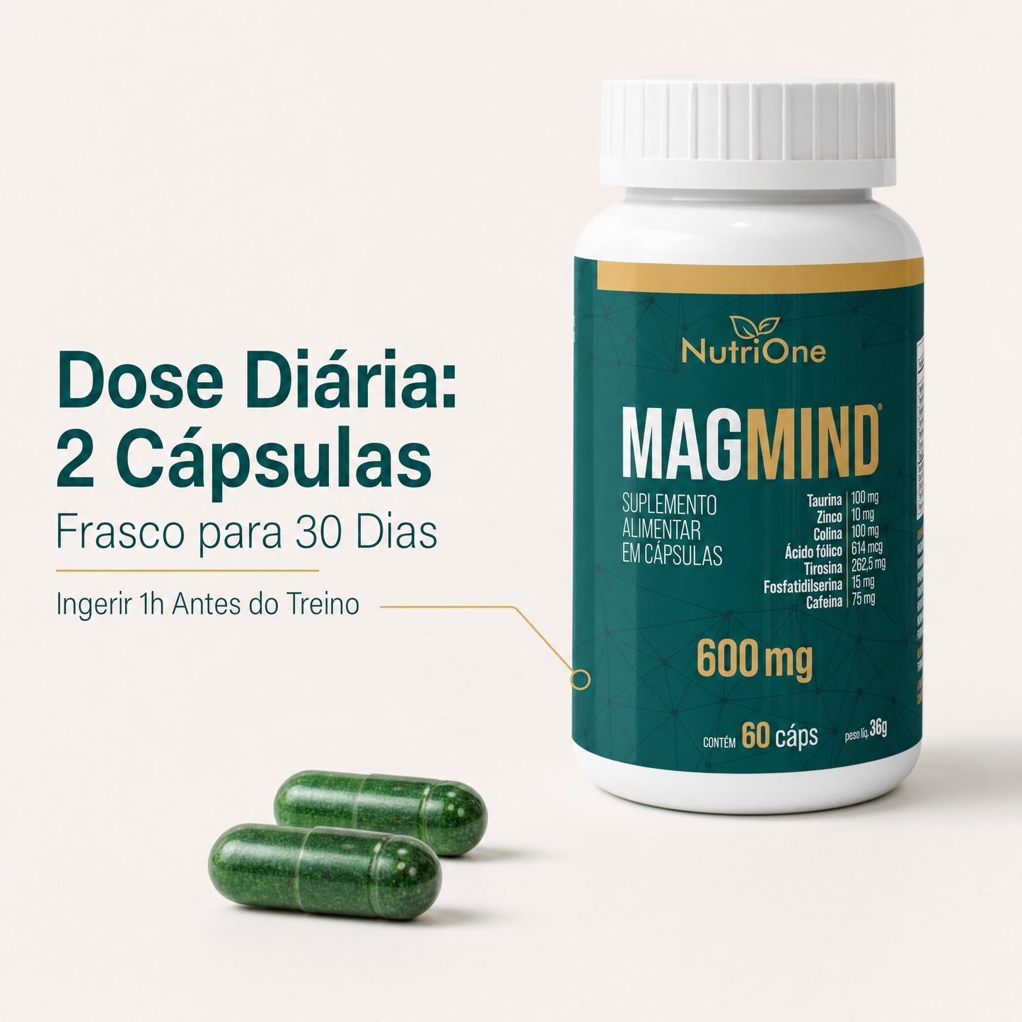 MagMind 600mg Aminoácidos e Fosfolipídios