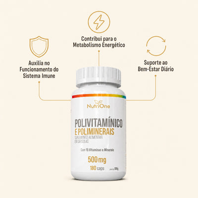 Polivitamínico Completo 180 Cápsulas - Nutrione