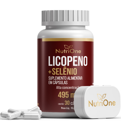 Licopeno 8mg + Selênio 30 Cápsulas