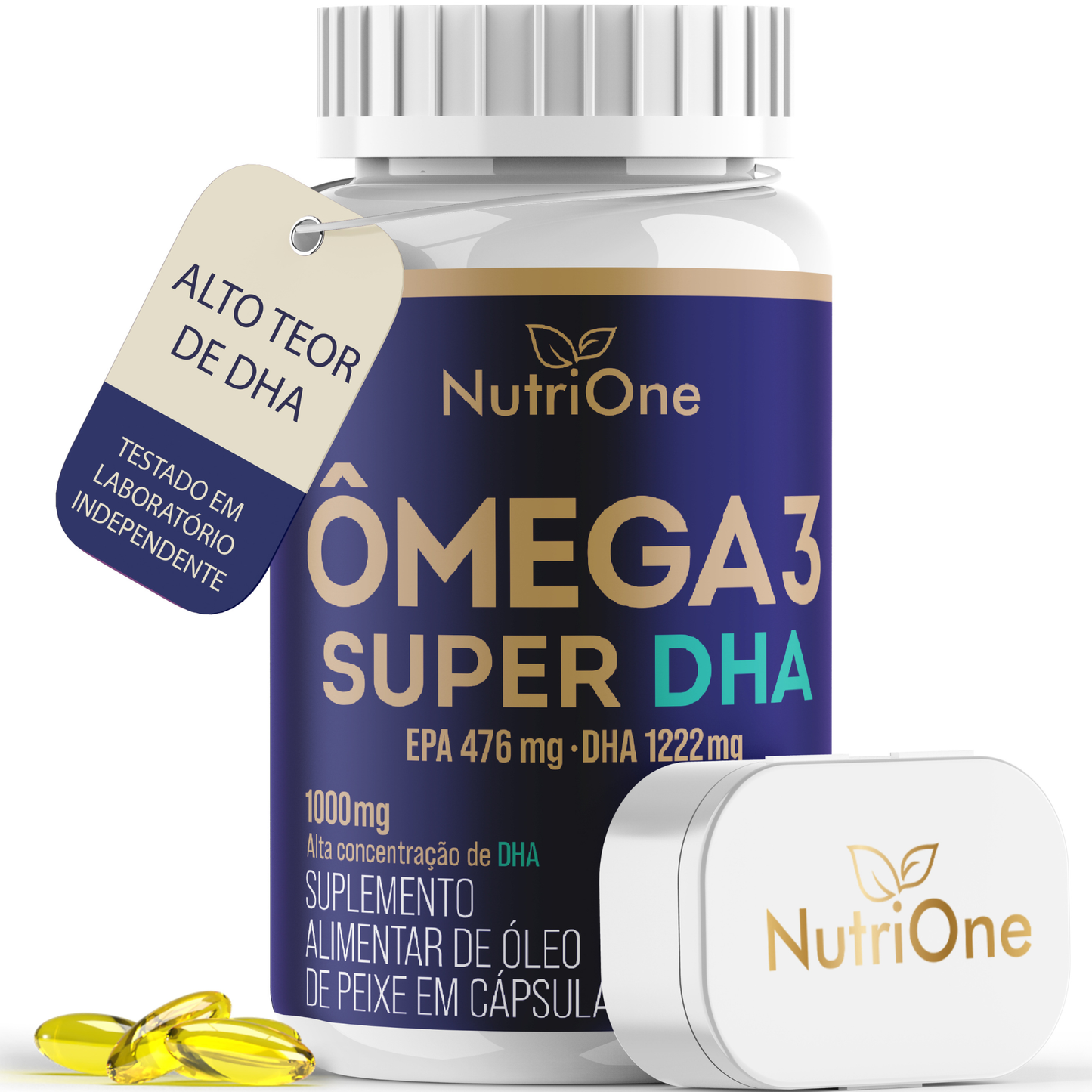 Ômega 3 Super DHA 1698mg 60 Softgels