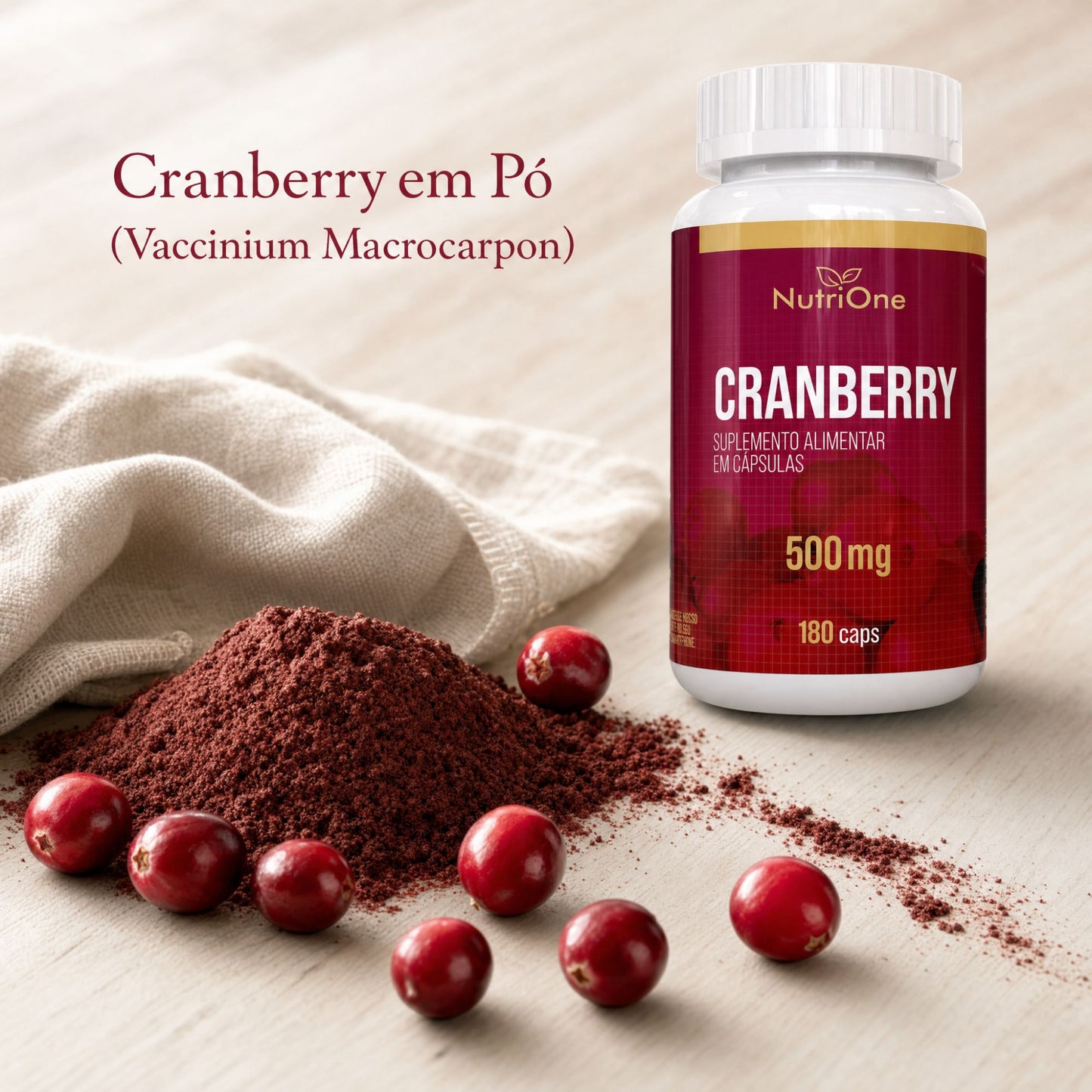 Cranberry 500mg 180 Cápsulas