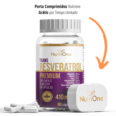 Resveratrol Trans Formula Premium 10 Ativos Concentrados 90 Capsulas - Nutrione