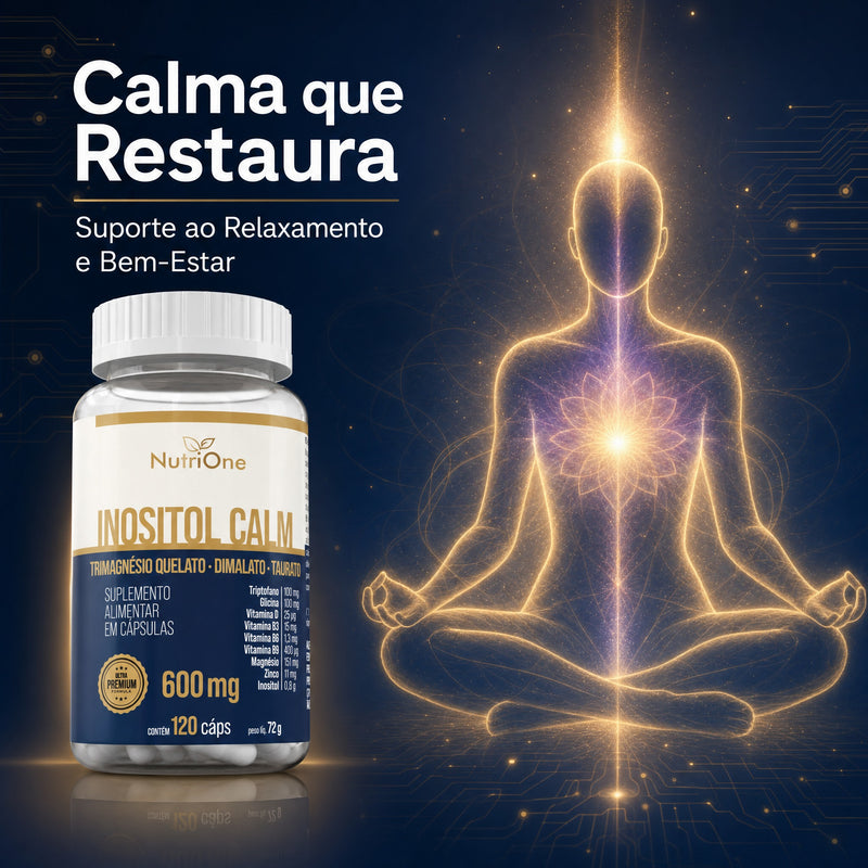 Inositol Calm + TriMagnésio 120 Cápsulas