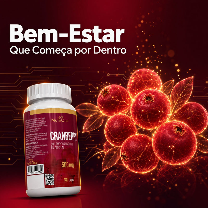 Cranberry 500mg 180 Cápsulas