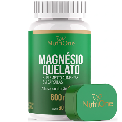 Magnesio Quelato Alta Concentracao 60 Capsulas - Nutrione