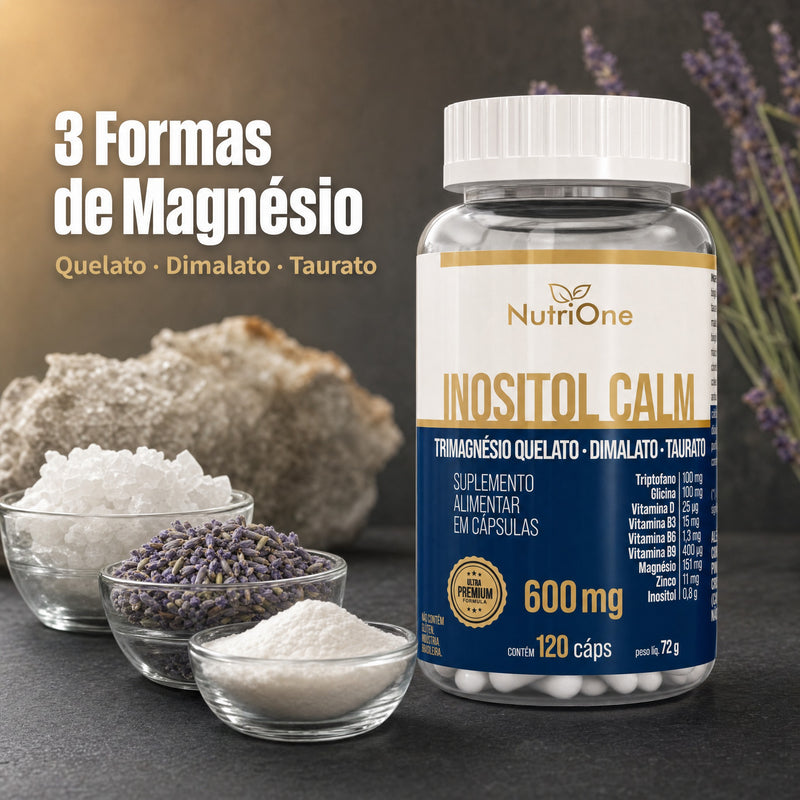 Inositol Calm + TriMagnésio 120 Cápsulas