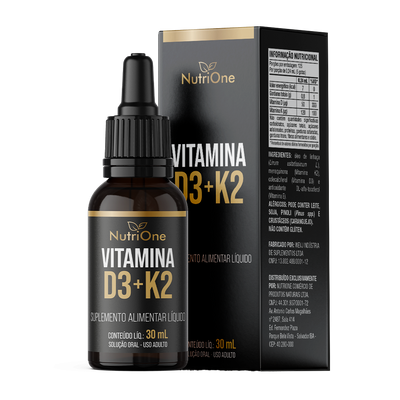 Vit. D3 2.000UI + K2 MK7 120mcg Gotas 120 Doses - Nutrione