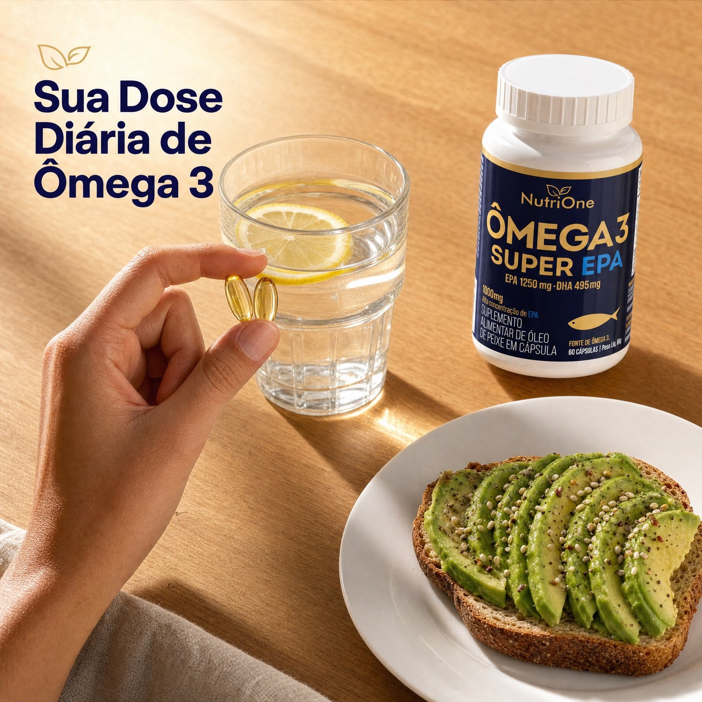 Ômega 3 Super EPA 1250mg 60 Cápsulas