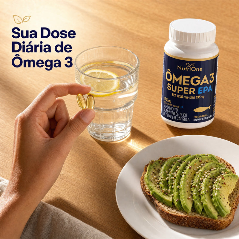 Ômega 3 Super EPA 1250mg 60 Cápsulas