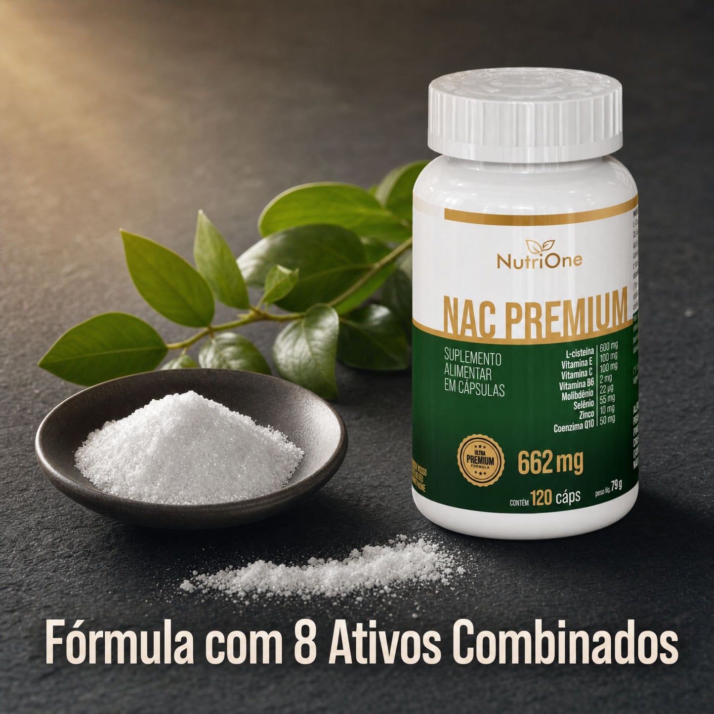NAC Premium 8 Ativos 120 Cápsulas