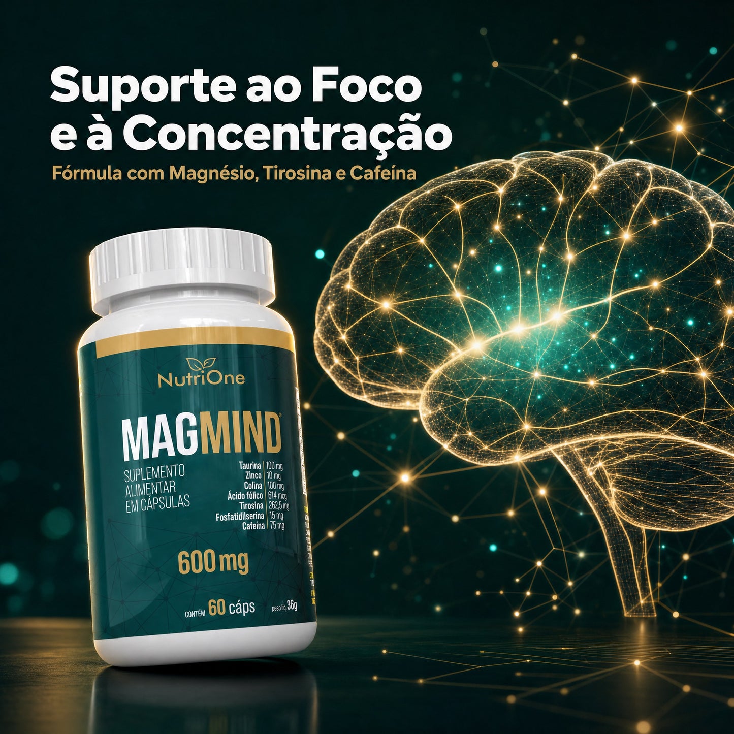 MagMind 600mg Aminoácidos e Fosfolipídios