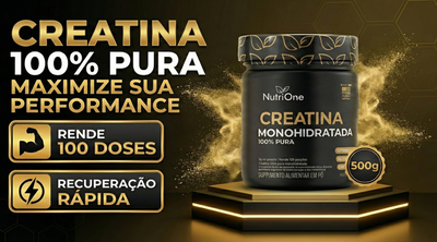 Creatina 500g Monohidratada 100% Pura Micronizada - Nutrione