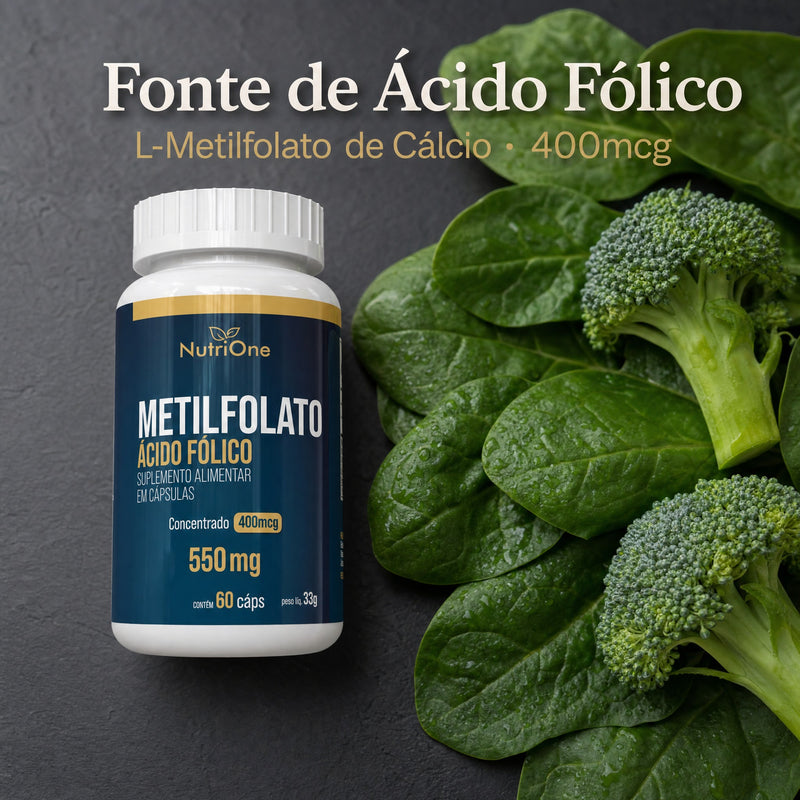 L-Metilfolato de Cálcio 60 Cápsulas