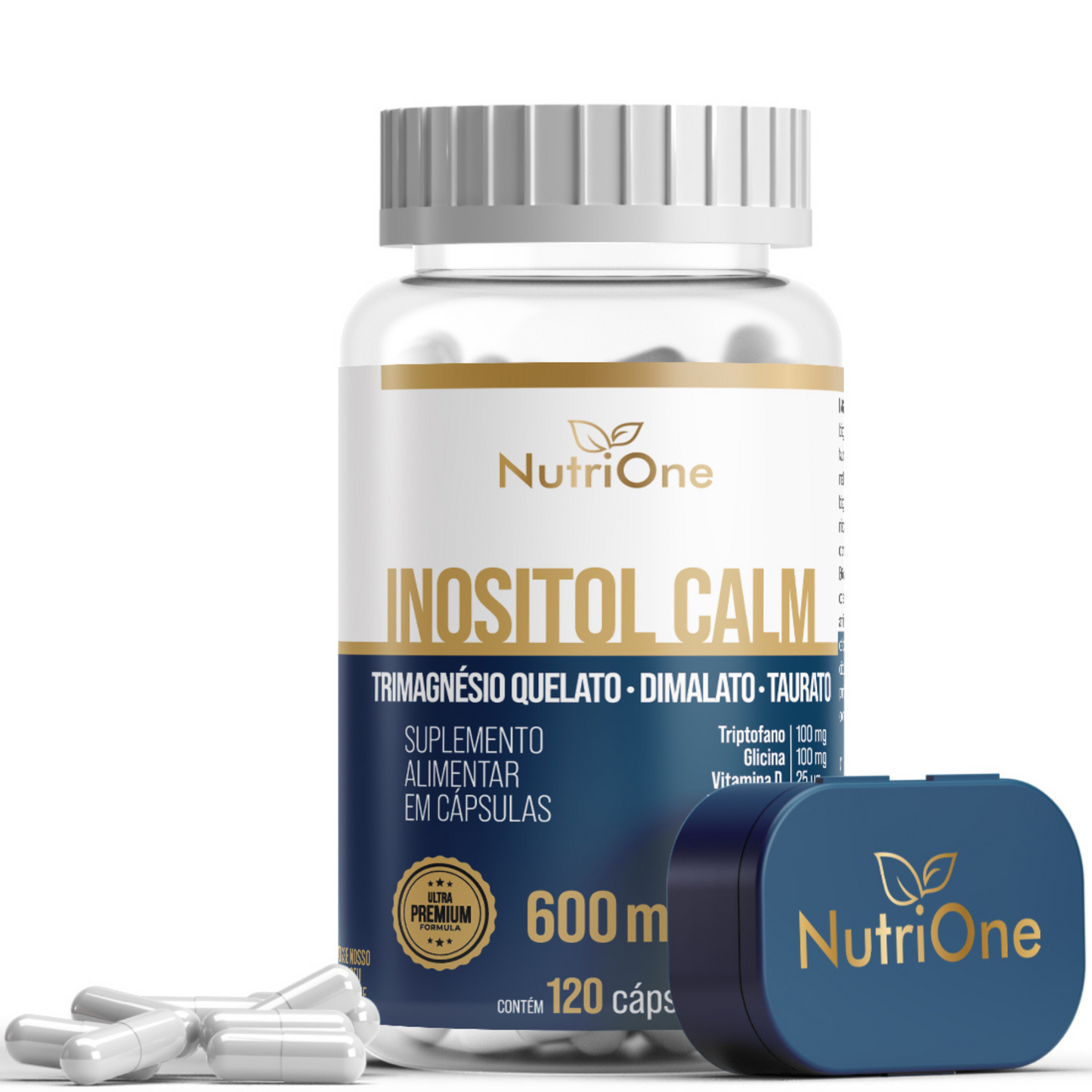 Inositol Calm + TriMagnésio 120 Cápsulas