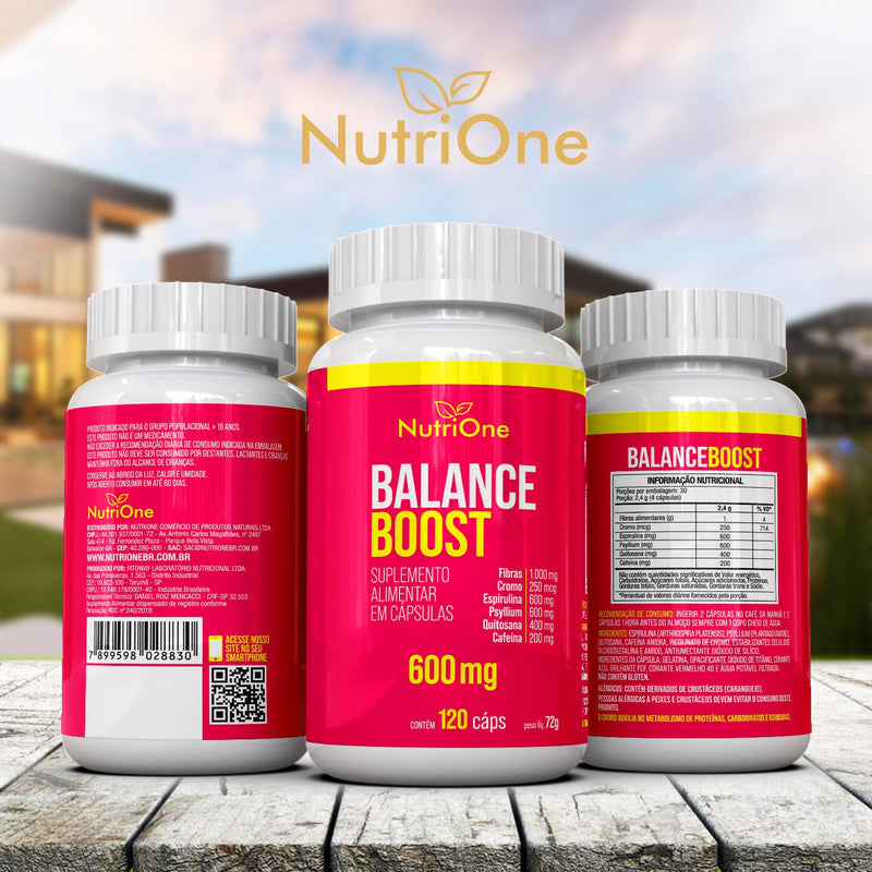Balance Boost® 600mg 120 Cápsulas - NutriOne E - commerce