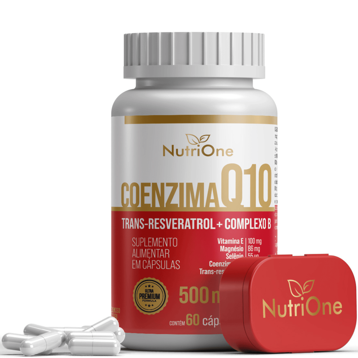 Coenzima Q10 Fórmula Premium 11 Ativos Concentrados 60 Cápsulas - NutriOne E - commerce