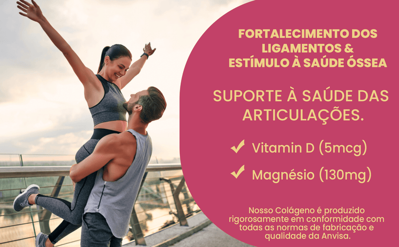 Colágeno Tipo 2 + Vitamina D e Magnésio 180 Cápsulas - NutriOne E - commerce