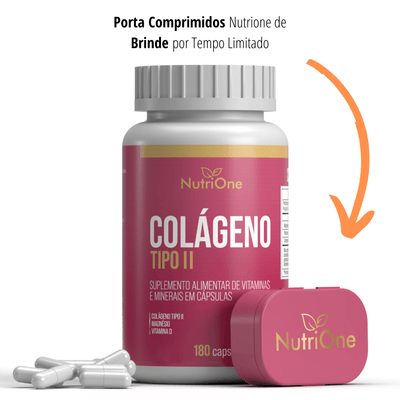 Colágeno Tipo 2 + Vitamina D e Magnésio 180 Cápsulas