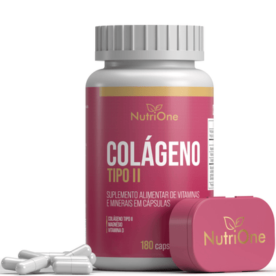 Colágeno Tipo 2 + Vitamina D e Magnésio 180 Cápsulas