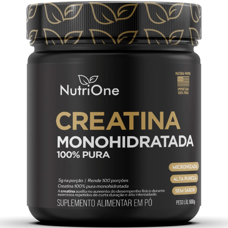Creatina Monohidratada 100% Pura Micronizada 500g - Nutrione
