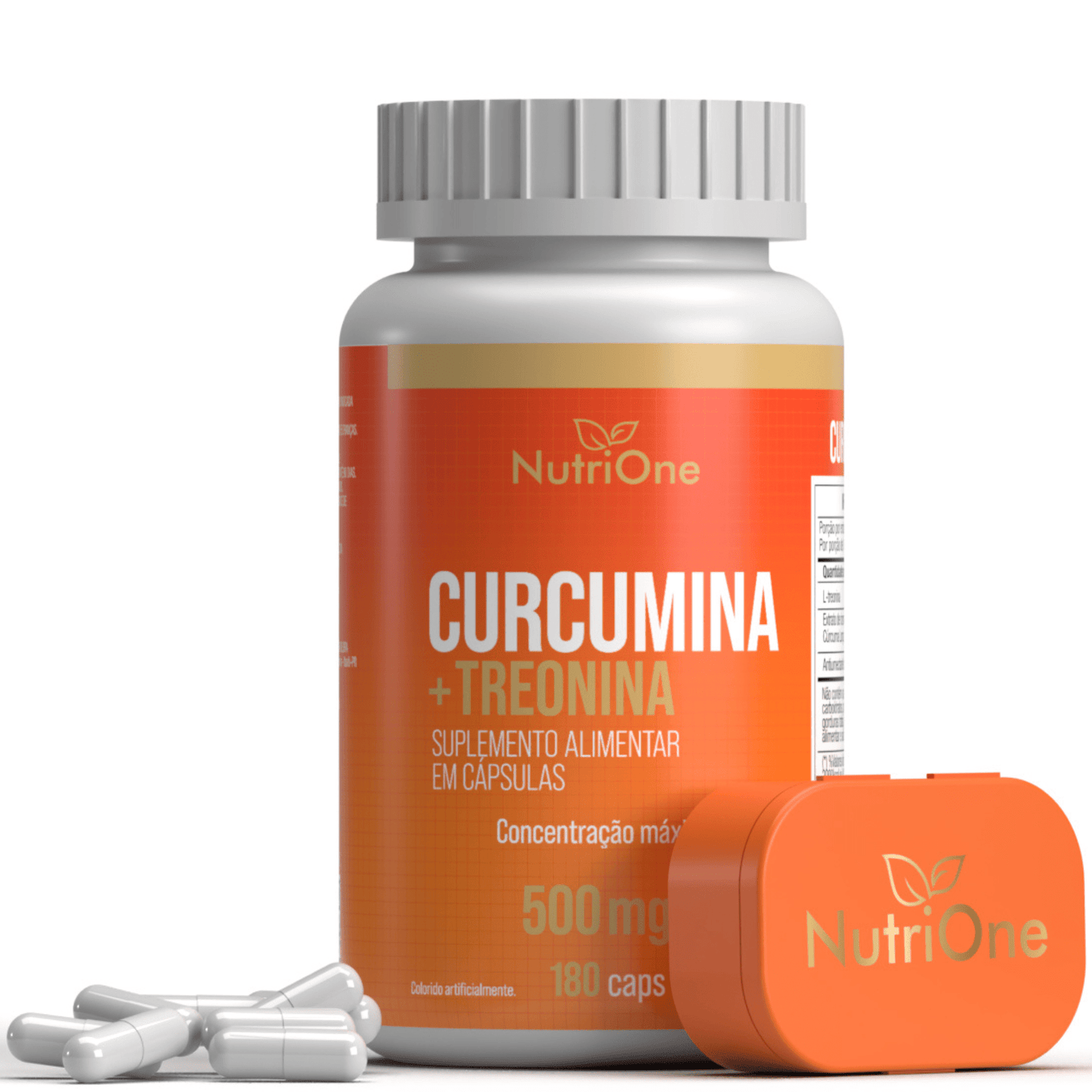 Curcumina 95% (Cúrcuma Longa) 180 Cápsulas - NutriOne E - commerce