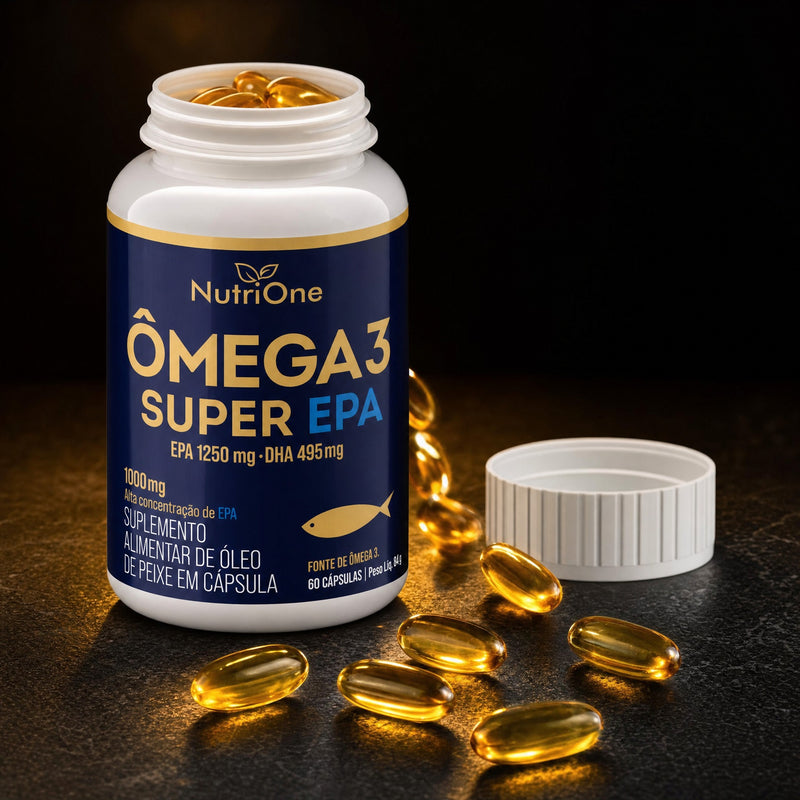 Ômega 3 Super EPA 1250mg 60 Cápsulas