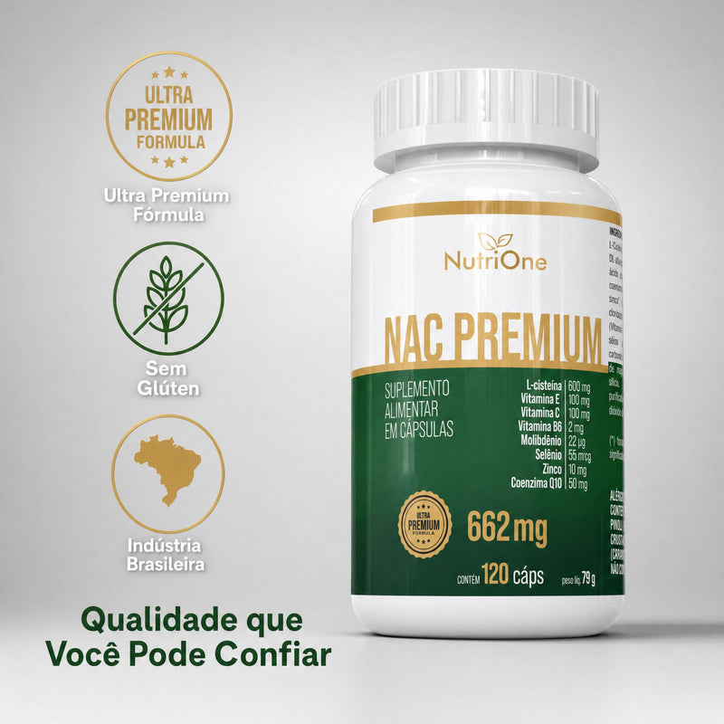 NAC Premium 8 Ativos 120 Cápsulas