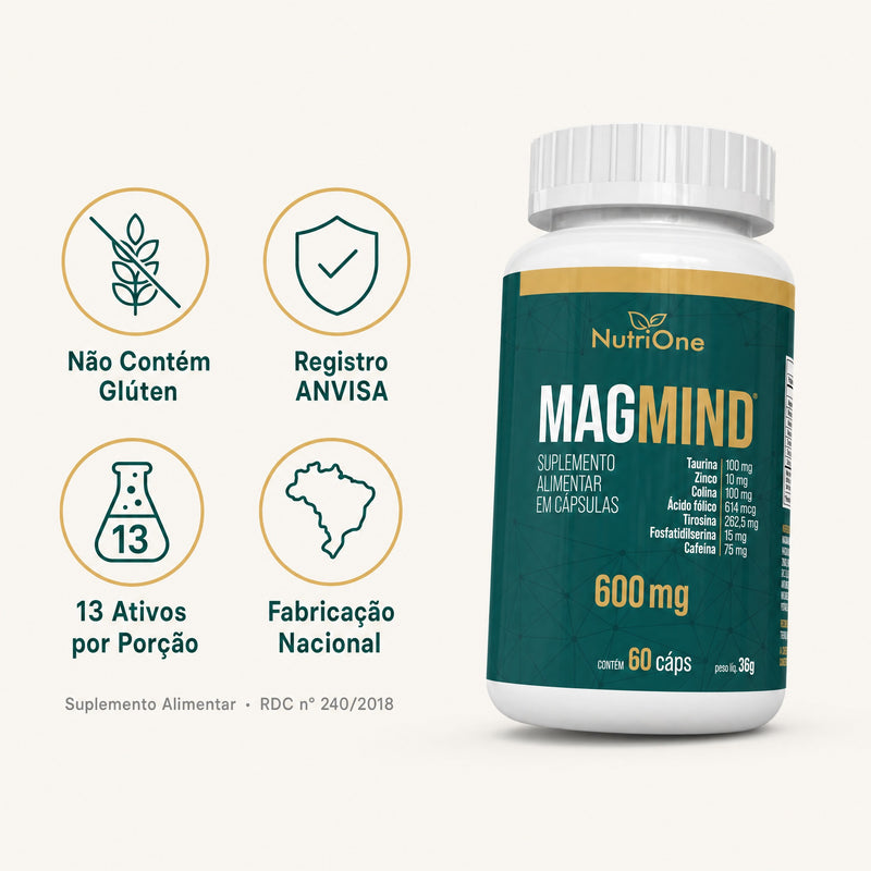 MagMind 600mg Aminoácidos e Fosfolipídios