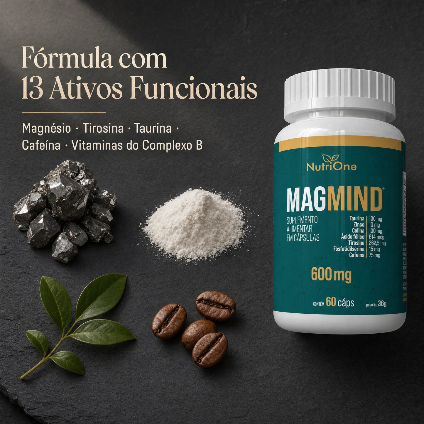 MagMind 600mg Aminoácidos e Fosfolipídios