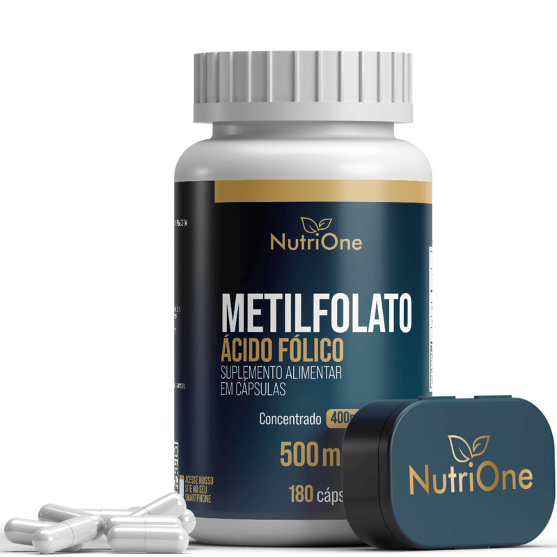 L - Metilfolato, Metilfolato de Calcio 180 Cápsulas - NutriOne E - commerce