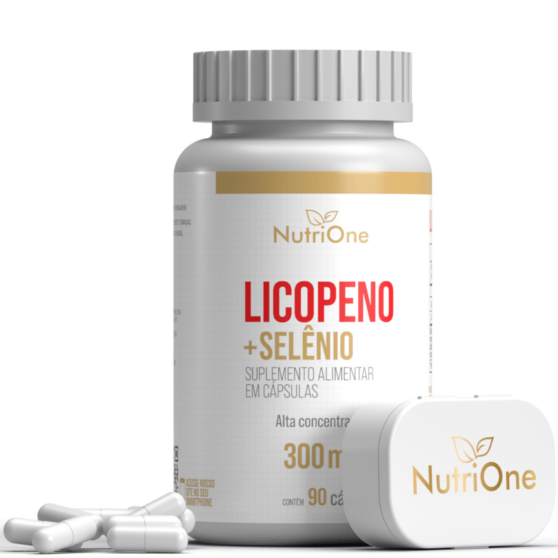 Licopeno 8mg + Selênio 90 Cápsulas - NutriOne E - commerce