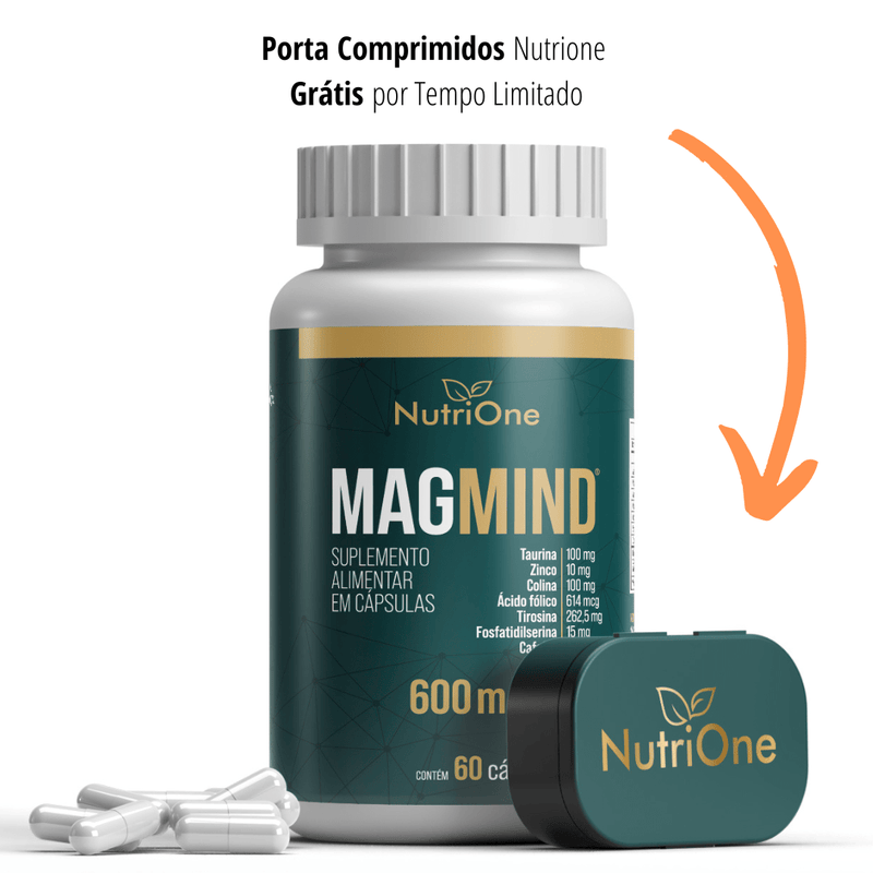 Magmind® Fórmula Memória Concentração Foco 600mg - NutriOne E - commerce