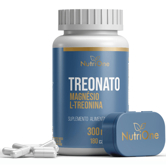 Magnésio L Treonato L - Treonina 180 Cápsulas - NutriOne E - commerce