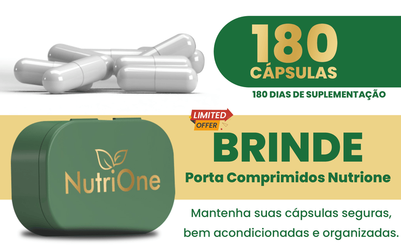 Magnésio Quelato (Bisglicinato) 180 Cápsulas - NutriOne E - commerce