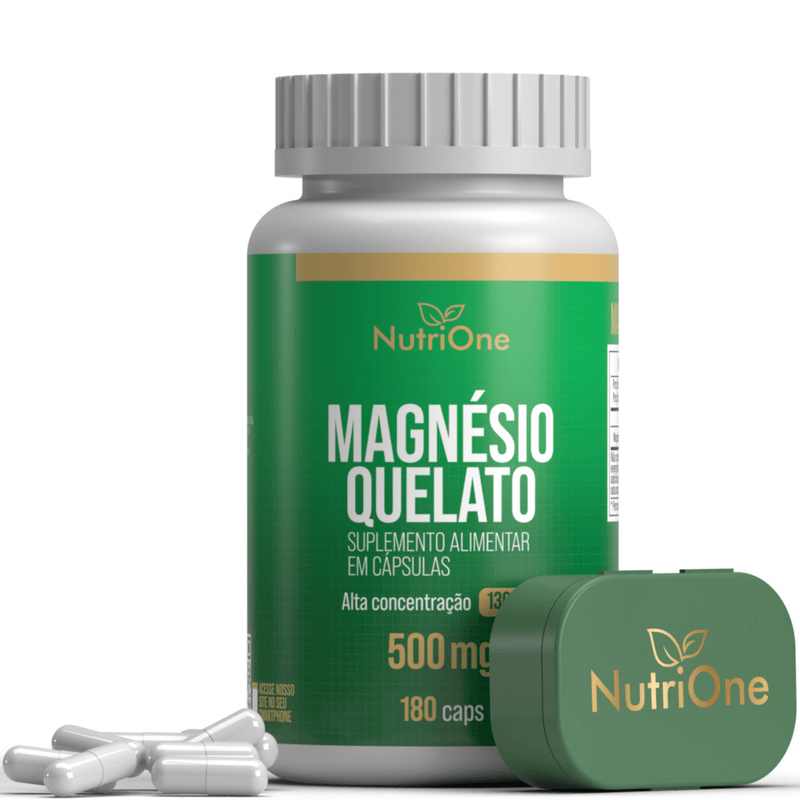 Magnésio Quelato (Bisglicinato) 180 Cápsulas - NutriOne E - commerce
