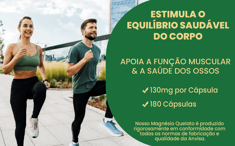 Magnésio Quelato (Bisglicinato) 180 Cápsulas - NutriOne E - commerce