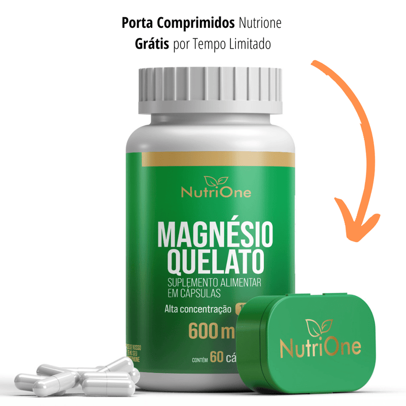 Magnésio Quelato (Bisglicinato) 60 Cápsulas - NutriOne E - commerce