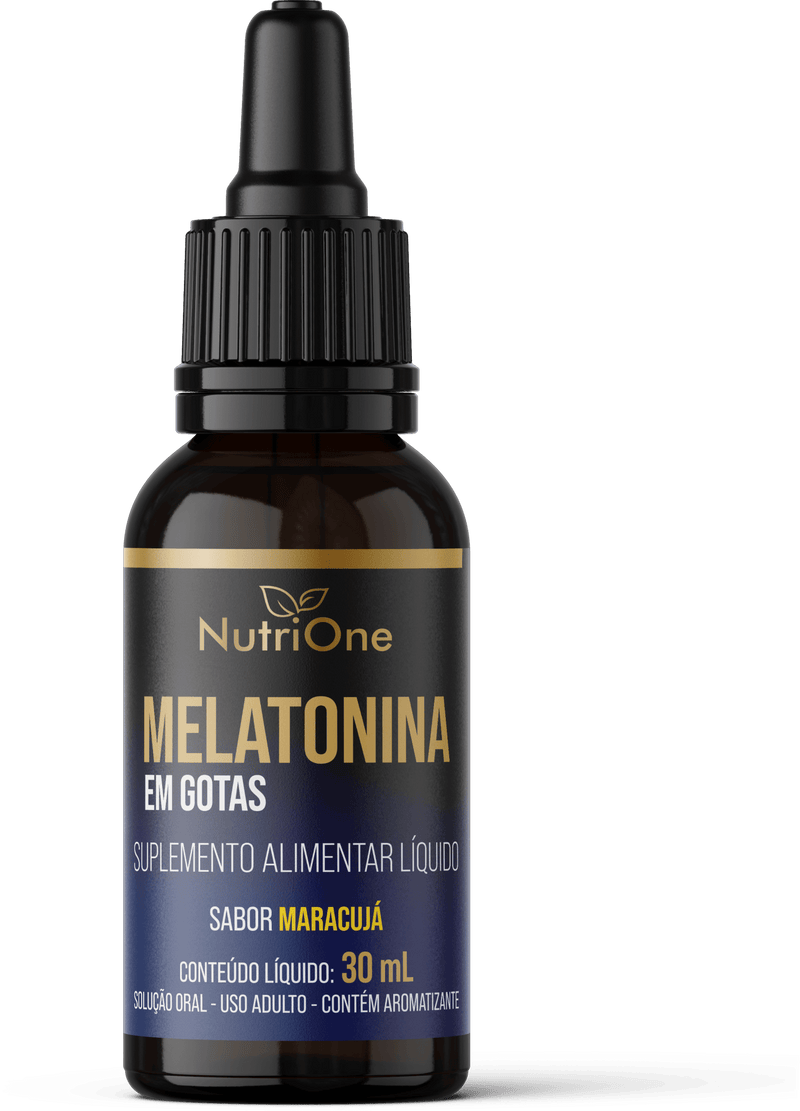 Melatonina Pura em Gotas 30ml Sabor Maracujá - NutriOne E - commerce