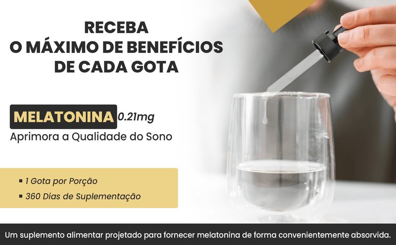Melatonina Pura em Gotas 30ml Sabor Maracujá - NutriOne E - commerce