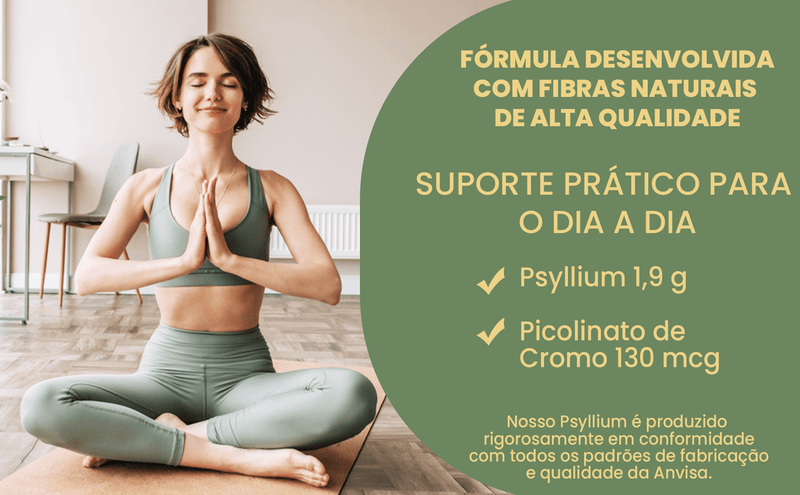 Psyllium + Picolinato De Cromo 120 Cápsulas 600mg - NutriOne E - commerce