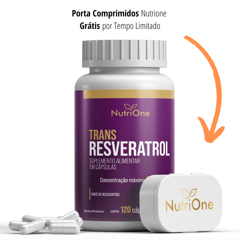 Trans - Resveratrol Concentrado 500mg 120 Cápsulas - NutriOne E - commerce